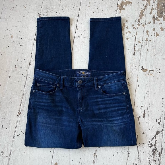 Lucky Brand Blu/Blk Lolita Skinny Jeans - Picture 13 of 14